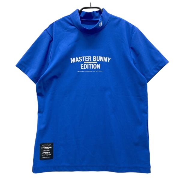サイズ：2 MASTER BUNNY EDITION マスターバニーエディション 2024年 半袖ハイネックTシャツ  ブルー系 [240101573301] ゴルフウェア レディース ストスト MASTER BUNNY EDITION（マスターバニーエディション） 【美品】MASTER