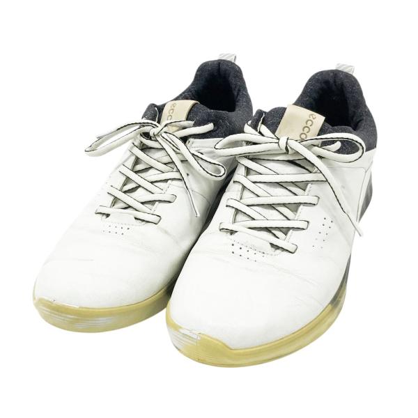 『未使用』ecco ホワイト ゴルフ シューズ(女性用) ecco エコー ゴルフシューズ ホワイト系 37 ゴルフウェア レディース