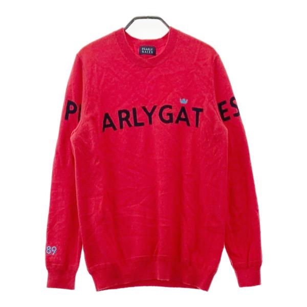 PEARLY GATES パーリーゲイツ カシミヤ ニットセーター レッド系 5
