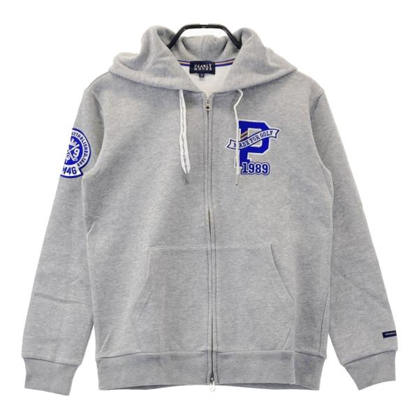 PEARLY GATES パーリーゲイツ スウェットジップパーカー グレー系 1
