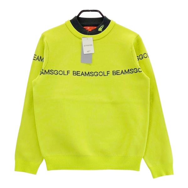 BEAMS GOLF ビームスゴルフ ハイネックニットセーター イエロー系 L
