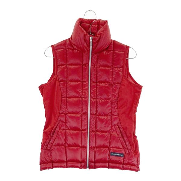 MUNSING WEAR マンシングウェア SL6520 ダウン ジップベスト レッド系