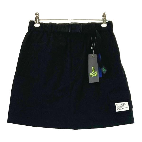新品】PW CIRCULUS ピーダブリュサーキュラス スカート ブラック系 0