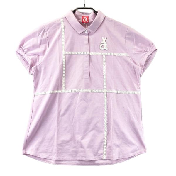 新品】ARCHIVIO アルチビオ 半袖ポロシャツ ピンク系 40 ゴルフウェア