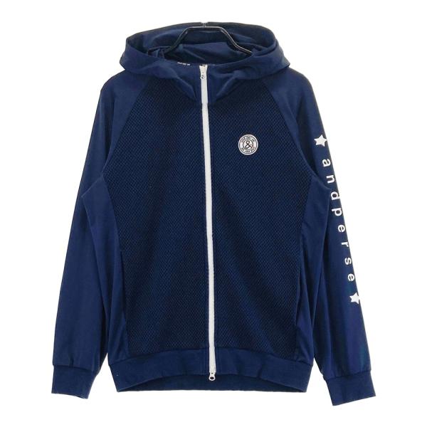 AND PER SE アンパスィ 2025年 AMF6915J2 ジップパーカー ネイビー系 L