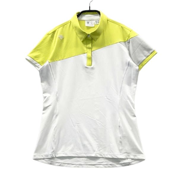 DESCENTE GOLF デサントゴルフ 半袖ポロシャツ イエロー系 L ゴルフ