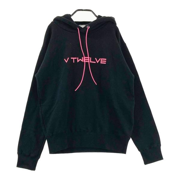 新品】V12 ヴィトゥエルヴ ロゴパーカー ブラック系 S ゴルフウェア