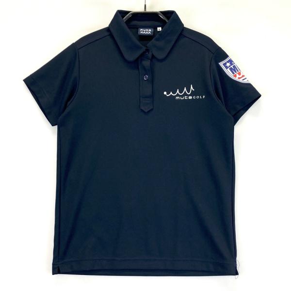 MUTA MARINE ムータマリン 半袖ポロシャツ ネイビー系 M ゴルフウェア