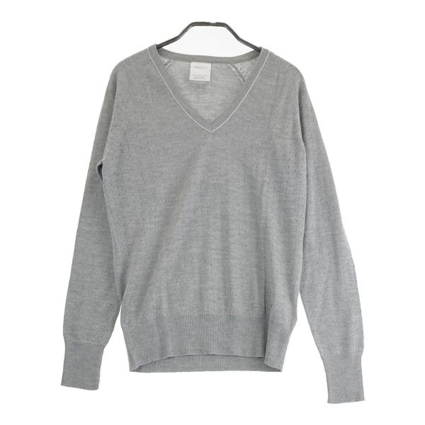 NIKE GOLF ナイキゴルフ 長袖ニットセーター グレー系 L ゴルフウェア