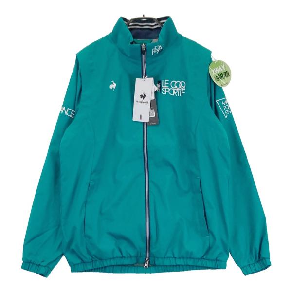 サイズ：M LE COQ GOLF ルコックゴルフ LG5FWB00M 2025年モデル 2WAY ジップジャケット  グリーン系 [240101581822] ゴルフウェア メンズ ストスト le coq sportif GOLF（ルコックスポルティフ ゴルフ） 【新品】LE COQ