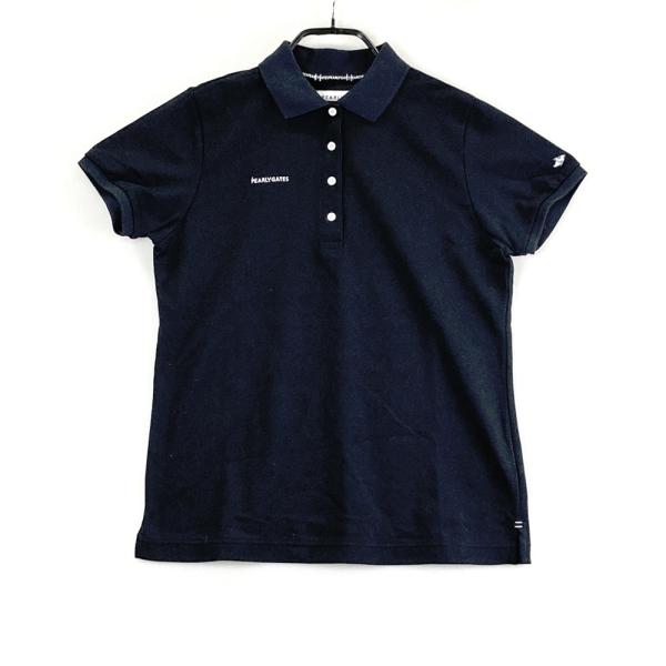 PEARLY GATES パーリーゲイツ 半袖ポロシャツ ブラック系 1 ゴルフ