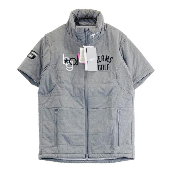 新品】BEAMS GOLF ビームスゴルフ 半袖 中綿ジャケット 蓄熱 グレー系