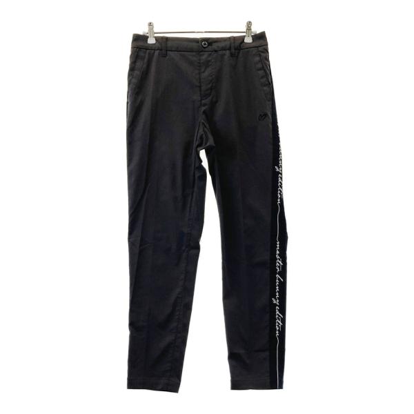 MASTER BUNNY EDITION 黒　サイズL春夏　ストレッチ　ゴルフ MASTER BUNNY EDITION マスターバニーエディション ロングパンツ
