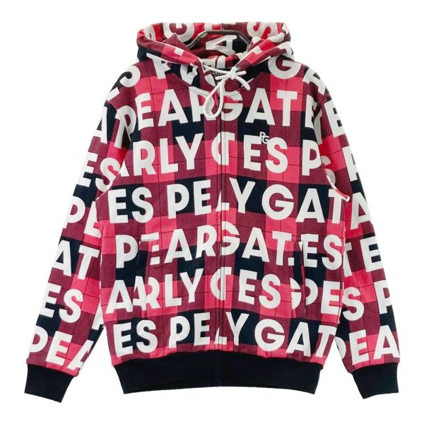 PEARLY GATES パーリーゲイツ 裏起毛 スウェット ジップパーカー ロゴ