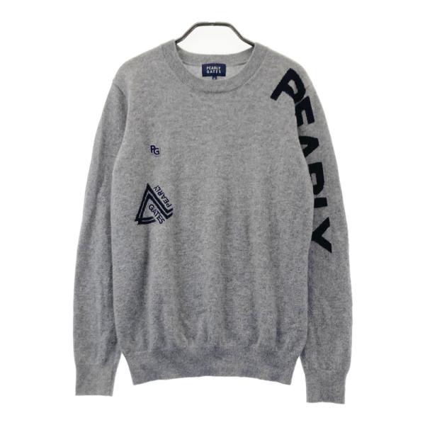 PEARLY GATES カシミヤ セーター PEARLY GATES パーリーゲイツ 2024年 ニット セーター カシミヤ グレー