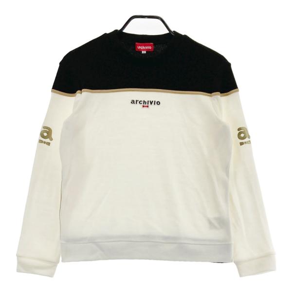 ARCHIVIO アルチビオ ニットセーター ウール混 ホワイト系 40 ゴルフ