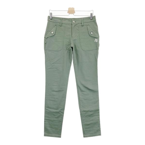 JACK BUNNY ジャックバニー ストレッチパンツ ロゴ刺繍 カーキ系 2