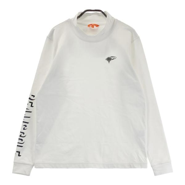 BEAMS GOLF ビームスゴルフ 2023年 長袖モックネックTシャツ ホワイト