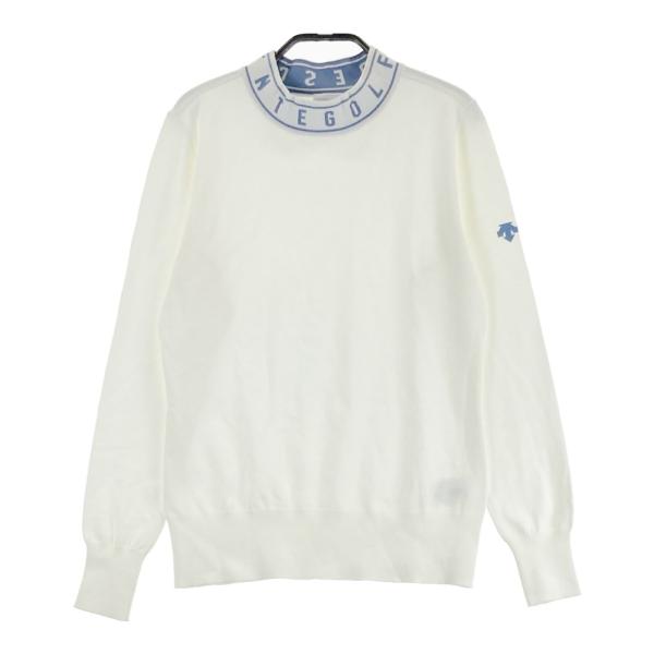 DESCENTE GOLF デサントゴルフ モックネック 長袖ニットセーター