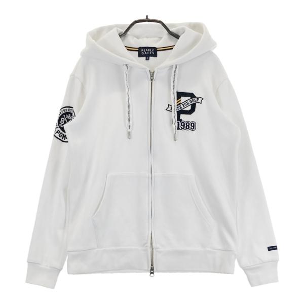 PEARLY GATES パーリーゲイツ ジップパーカー ホワイト系 0 ゴルフ
