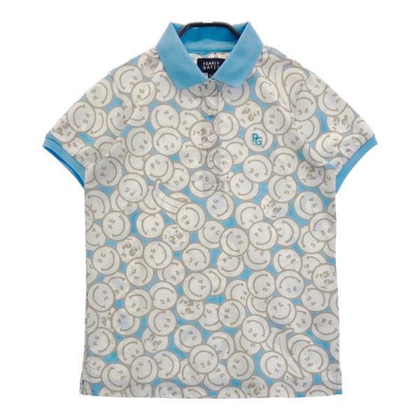 美品】PEARLY GATES パーリーゲイツ 2025年 半袖ポロシャツ 総柄