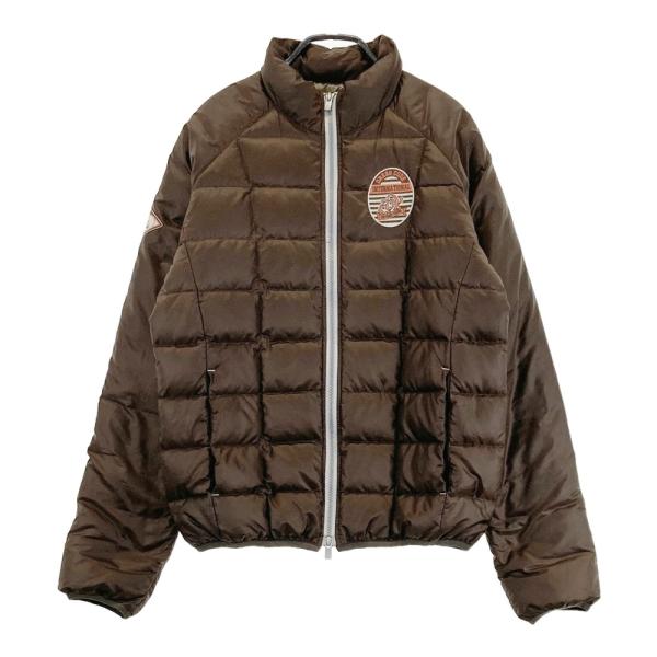 ZOY ゾーイ ダウン ジップジャケット ブラウン系 1 ゴルフウェア