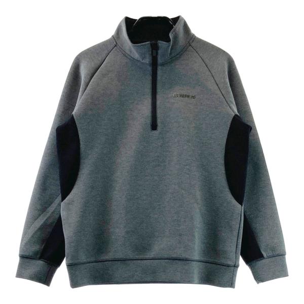 ブリーフィング　ハーフジップ　グレー　Mサイズ BRIEFING GOLF ブリーフィング ハーフジップ スウェットトレーナー