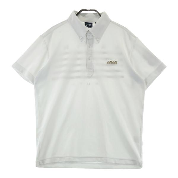 MUTA MARINE ムータマリン 半袖ポロシャツ ボタンダウン ホワイト系 L