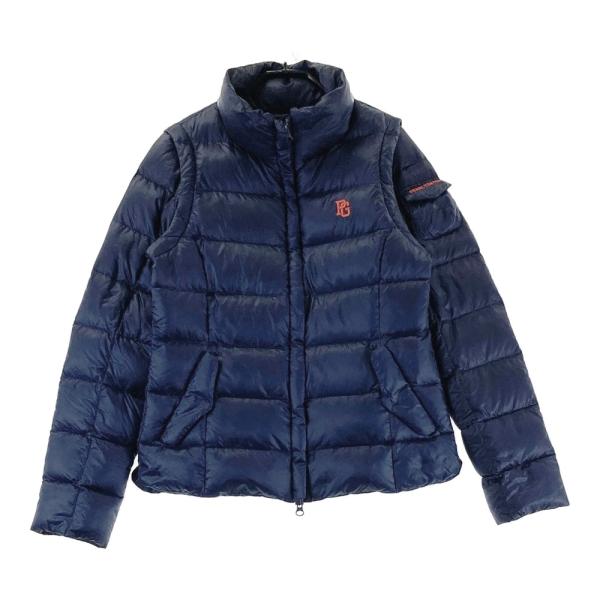 PEARLY GATES パーリーゲイツ 2WAY ダウン ジップジャケット ネイビー