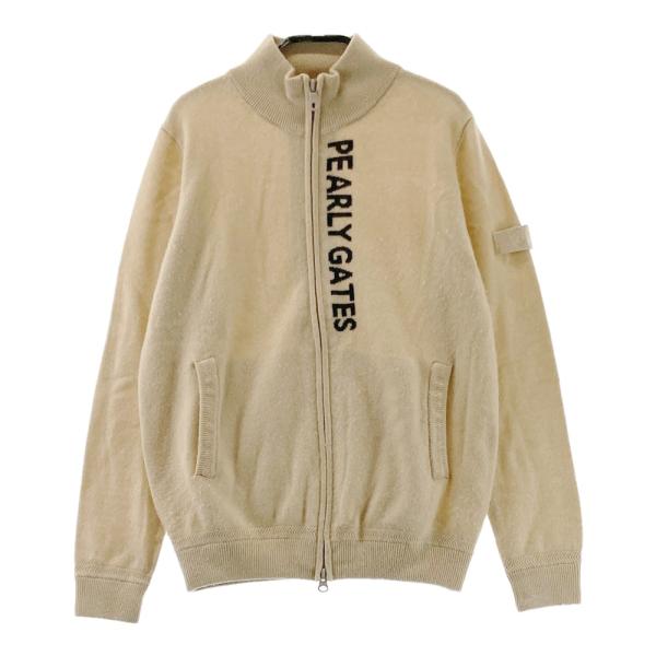 サイズ：1 PEARLY GATES パーリーゲイツ ニットジャケット カシミヤ混