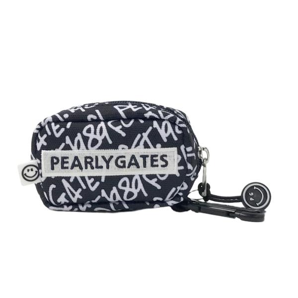 新品】PEARLY GATES パーリーゲイツ ボールポーチ ニコちゃん ロゴ総柄