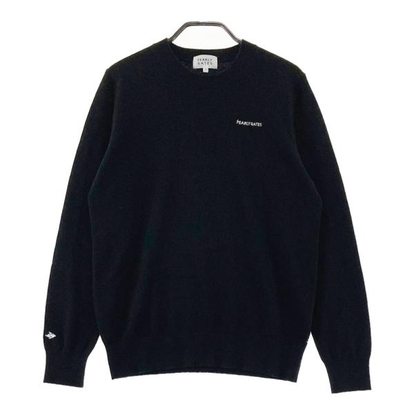 PEARLY GATES パーリーゲイツ カシミヤニットセーター ブラック系 1