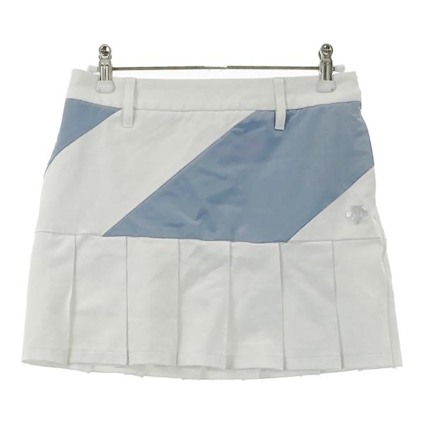 DESCENTE GOLF デサントゴルフ ストレッチ プリーツスカート ホワイト
