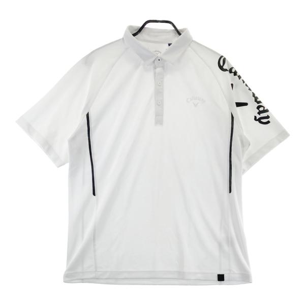 CALLAWAY キャロウェイ 半袖ポロシャツ ホワイト系 3L ゴルフウェア