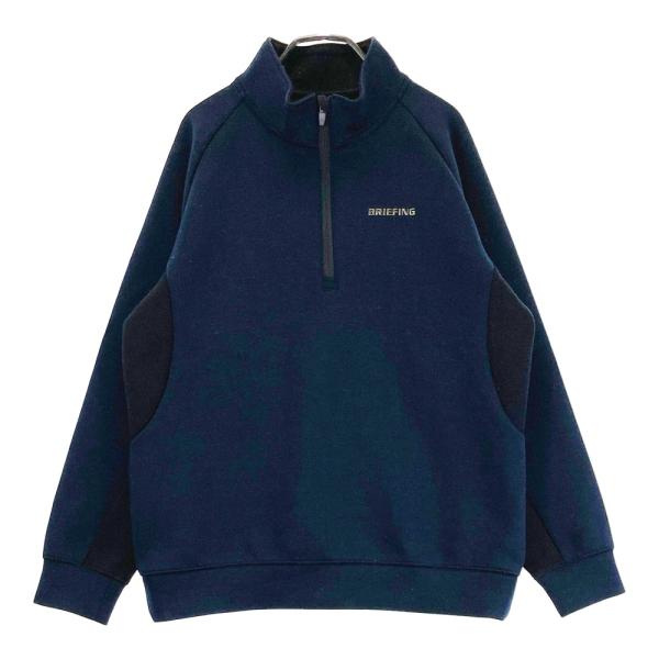 BRIEFING GOLF ブリーフィング 裏起毛 ハーフジップ トレーナー BRIEFING GOLF ブリーフィング ハーフジップ スウェットトレーナー