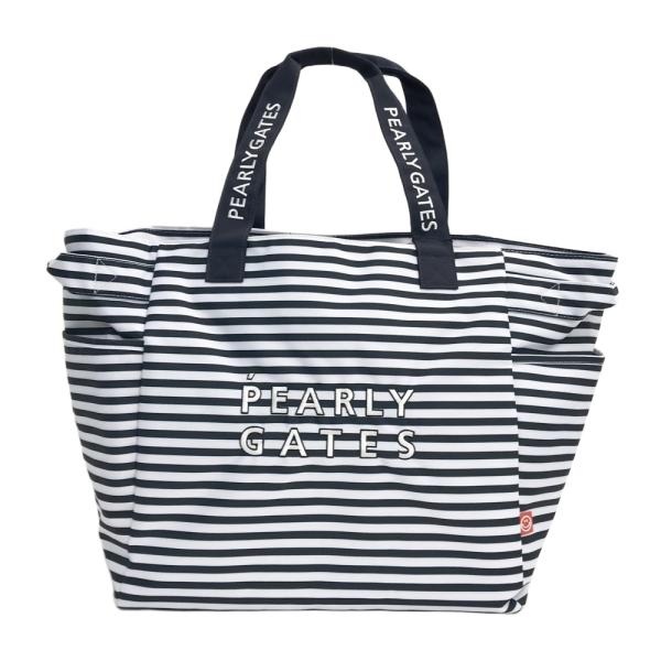 新品】PEARLY GATES パーリーゲイツ ロッカーバッグ ボーダー ネイビー