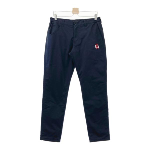 ROUGH&SWELL ラフアンドスウェル 裏起毛 ロングパンツ ネイビー系 M