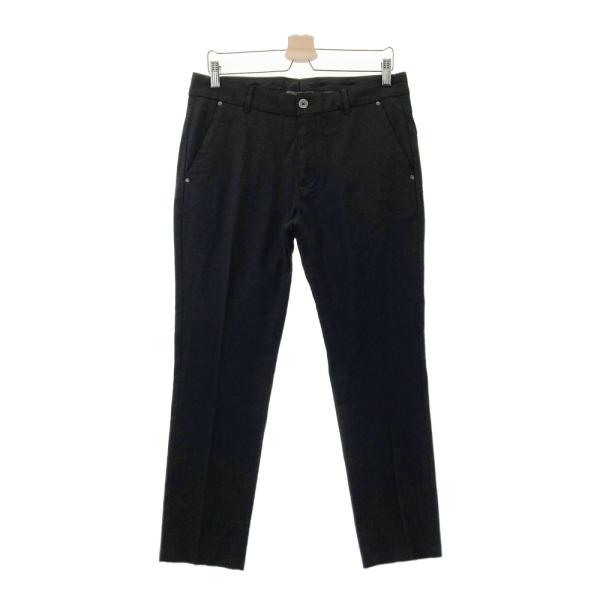 デサントゴルフ ストレッチパンツ メンズM ブラック DGM5087F 美品 DESCENTE GOLF デサントゴルフ パンツ ブラック系 L ゴルフウェア