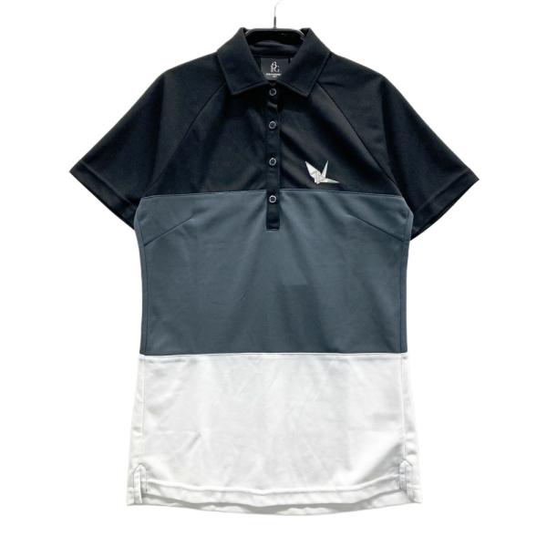 新品】1PIU1UGUALE3 GOLF GST026 半袖ポロシャツ ブラック系 1 ゴルフ
