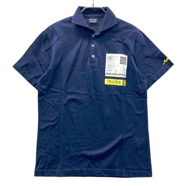MUTA MARINE ムータマリン 半袖ポロシャツ ネイビー系 5 ゴルフウェア