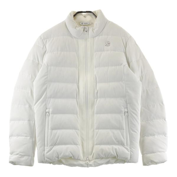 AND PER SE アンパスィ ダウンジャケット ワッペン ホワイト系 M