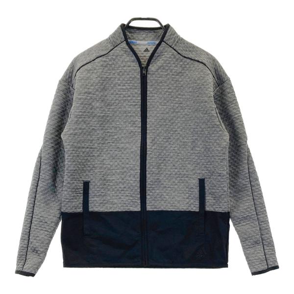 美品　adidas GOLF　異素材切り替えジップアップジャケット 新品】ADIDAS GOLF アディダスゴルフ GM4942 異素材切替 フルジップ