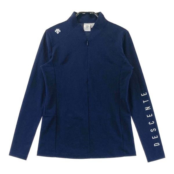 DESCENTE GOLF メンズ M ネイビー/ミント 長袖シャツ　新品未使用 DESCENTE GOLF メンズ M ネイビー/ミント 長袖シャツ 新品未使用