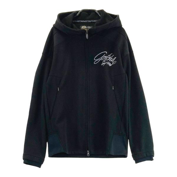 GOTCHA golfパーカー茶黒L 新品未使用 GOTCHA GOLF ガッチャゴルフ 長袖ジャケット ジップパーカー ブラック