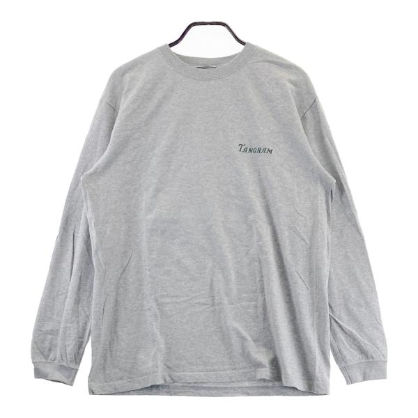 TANGRAM長袖ロングTシャツゴルフ TANGRAM タングラム 長袖Tシャツ グレー系 L ゴルフウェア メンズ