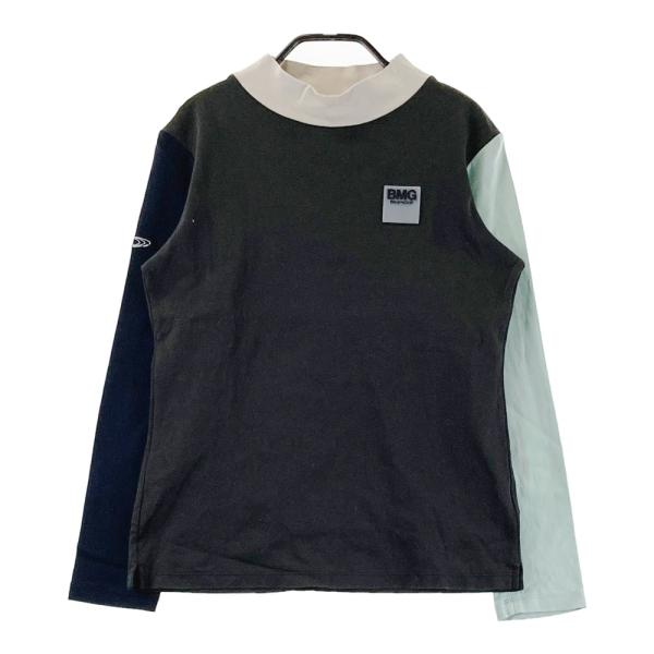 BEAMS GOLF ビームスゴルフ 長袖モックネックTシャツ ブラック系 M