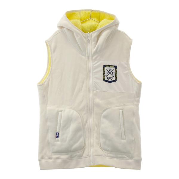 FILA GOLF フィラゴルフ フード付 リバーシブル フリースベスト