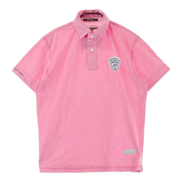 ZOY ゾーイ 半袖ポロシャツ ピンク系 2 ゴルフウェア メンズ