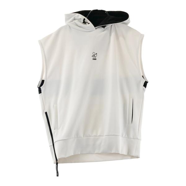 8YARDS ハチヤーズ フード付 ベスト ホワイト系 XL ゴルフウェア