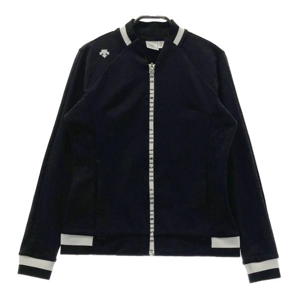 DESCENTE GOLF デサントゴルフ ロゴジップジャケット ブラック系 M